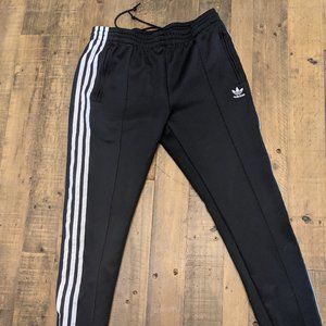 Adidas 3 Stripe Track Pants with Drawstring